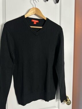 Joe Fresh Black V-Neck Knit Sweater